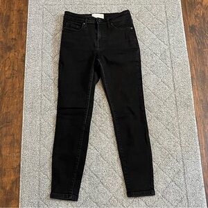 Everlane Jeans Womens Size 27 Black Denim Skinny Ankle Mid Rise Stretch